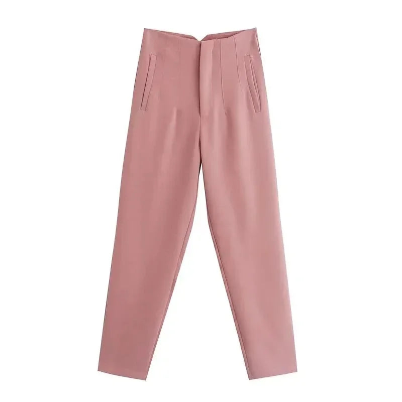 Hattie | Women's Classic Smart Trousers-Metro Lane Plaza