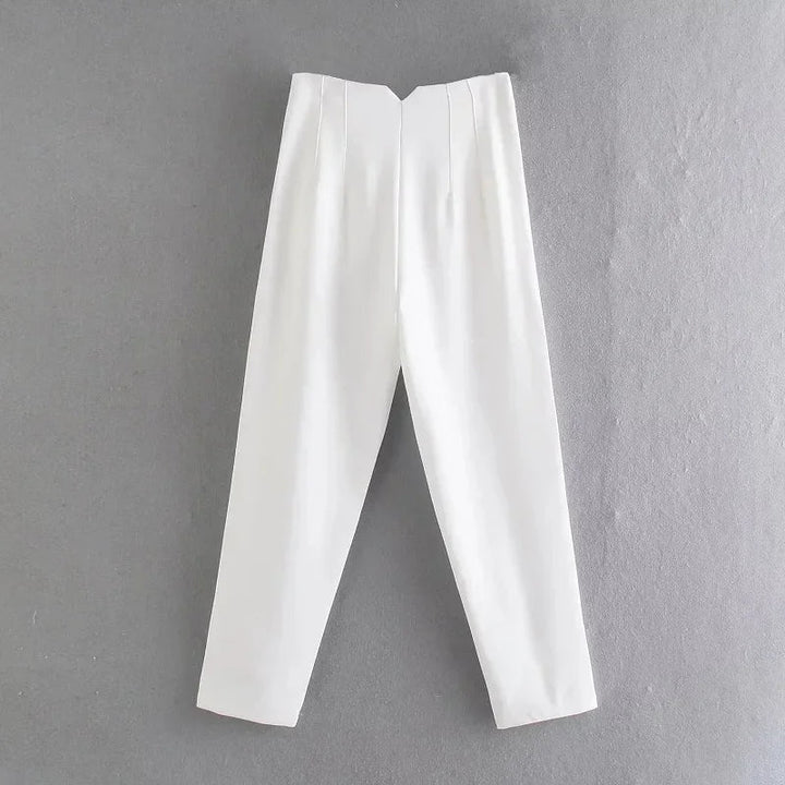 Hattie | Women's Classic Smart Trousers-Metro Lane Plaza