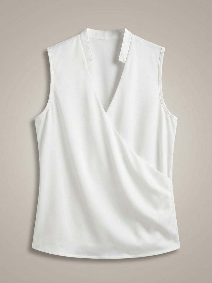 Casual Style | Women's Slim Fit V-Neck Short Sleeve T-Shirt-Metro Lane Plaza