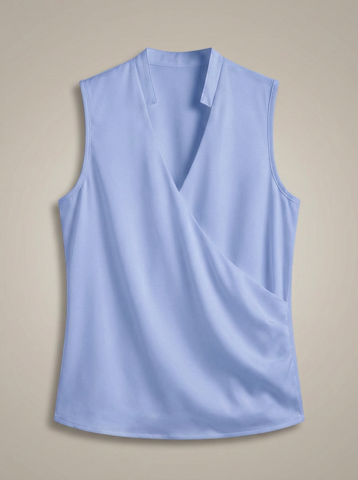 Casual Style | Women's Slim Fit V-Neck Short Sleeve T-Shirt-Metro Lane Plaza