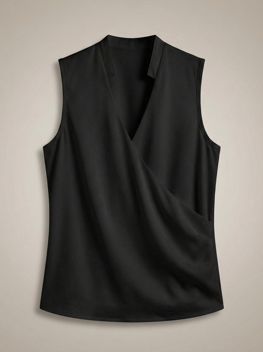 Casual Style | Women's Slim Fit V-Neck Short Sleeve T-Shirt-Metro Lane Plaza