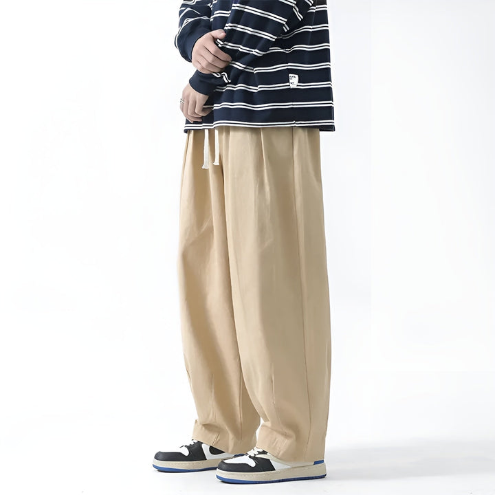 Hunter | Men's Wide Leg Pleated Trousers