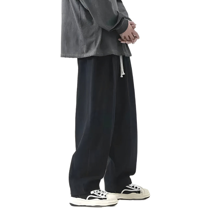 Hunter | Men's Wide Leg Pleated Trousers