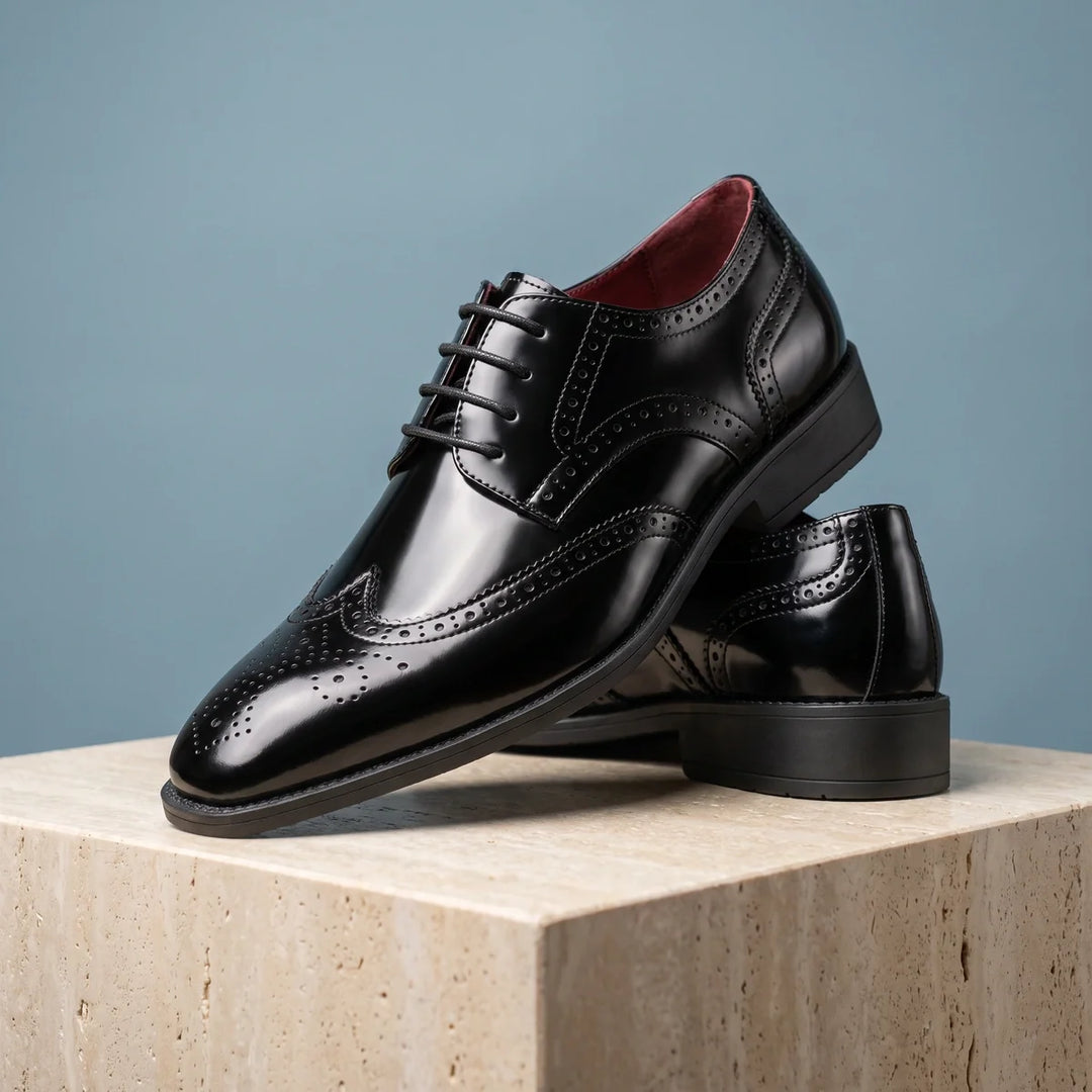 Wingtip-brogue Oxford-selskod til herrer