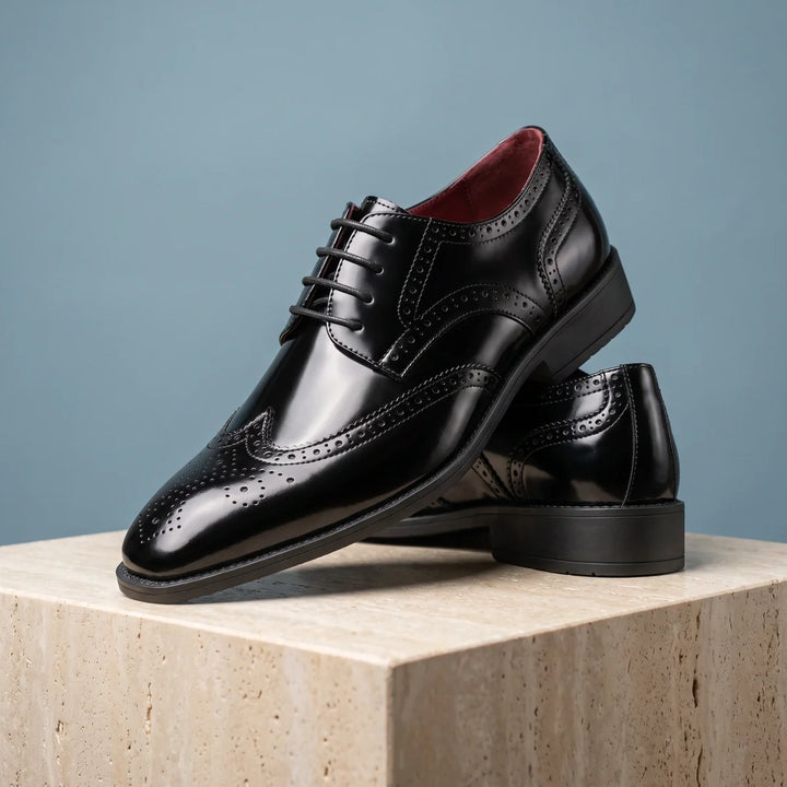 Wingtip-brogue Oxford-selskod til herrer