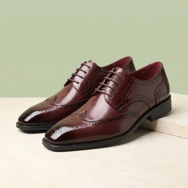 Wingtip-brogue Oxford-selskod til herrer
