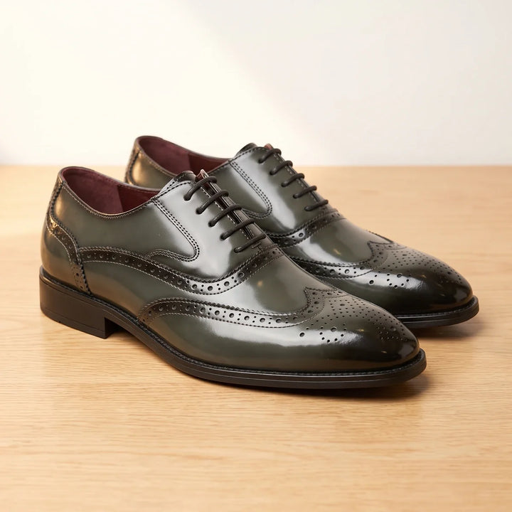 Wingtip-brogue Oxford-selskod til herrer