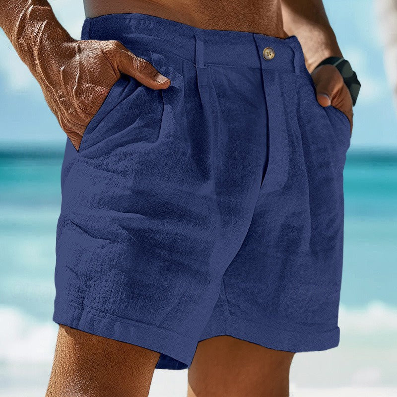 Ike | Men's Casual Pleated Shorts-Metro Lane Plaza