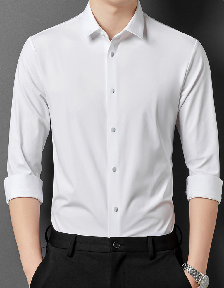 Alexander | Men's Wrinkle-Free Stretch Dress Shirt-Metro Lane Plaza
