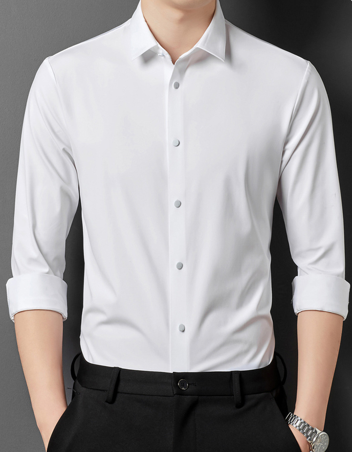 Alexander | Men's Wrinkle-Free Stretch Dress Shirt-Metro Lane Plaza