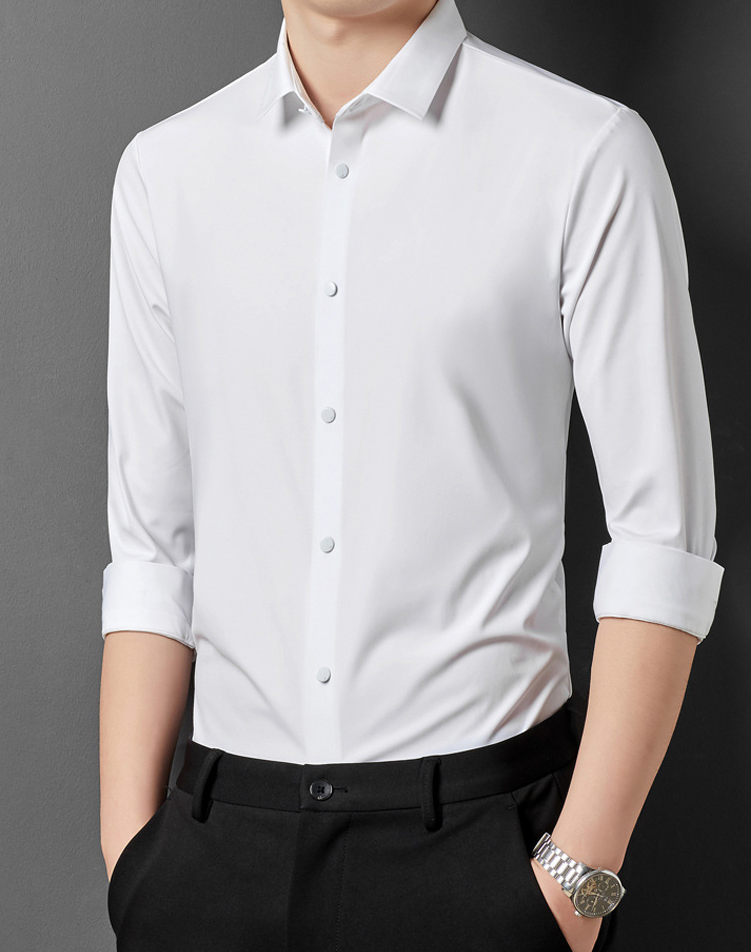Alexander | Men's Wrinkle-Free Stretch Dress Shirt-Metro Lane Plaza