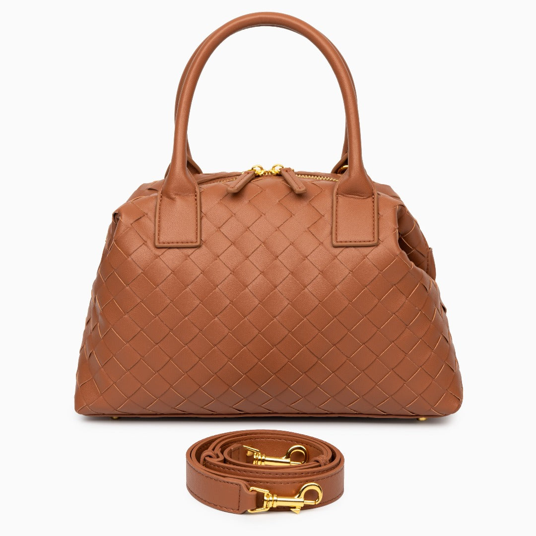 Women's Elegant Leather Handbag - Timeless Style for Everyday Use-Metro Lane Plaza