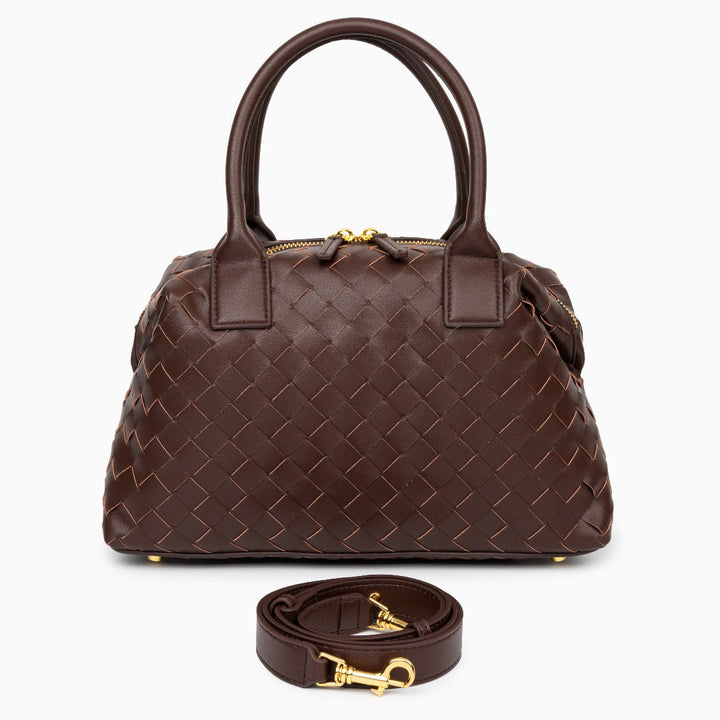 Women's Elegant Leather Handbag - Timeless Style for Everyday Use-Metro Lane Plaza