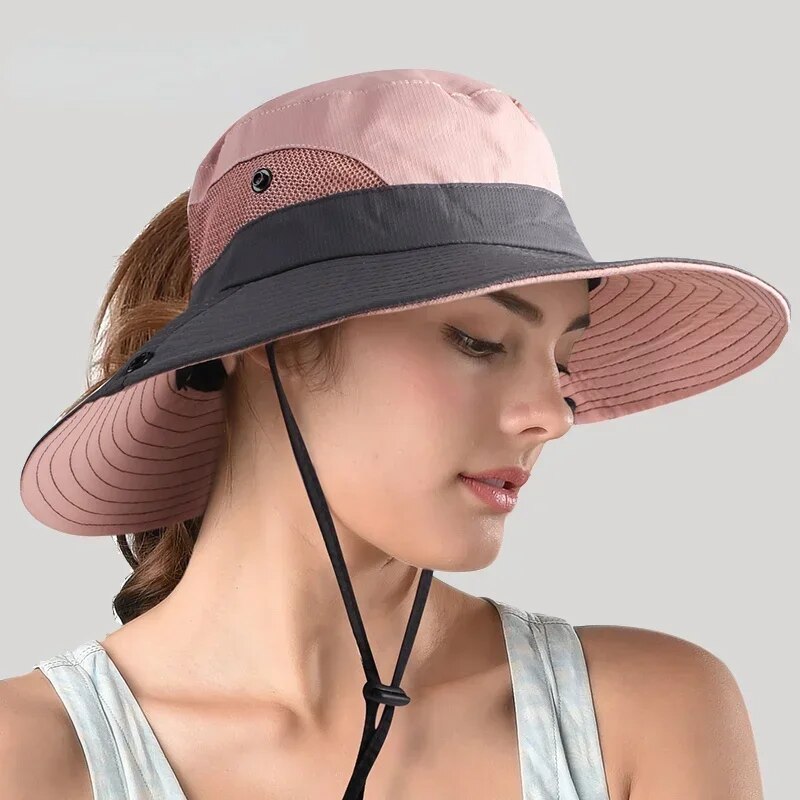 Emma | Women's UV Protective Hat with Adjustable Band for Summer-Metro Lane Plaza