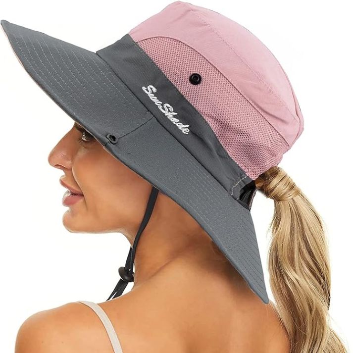 Emma | Women's UV Protective Hat with Adjustable Band for Summer-Metro Lane Plaza