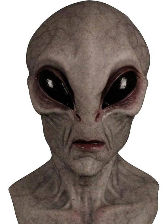 Women's Full Head Alien Mask for Halloween Cosplay Costume Parties