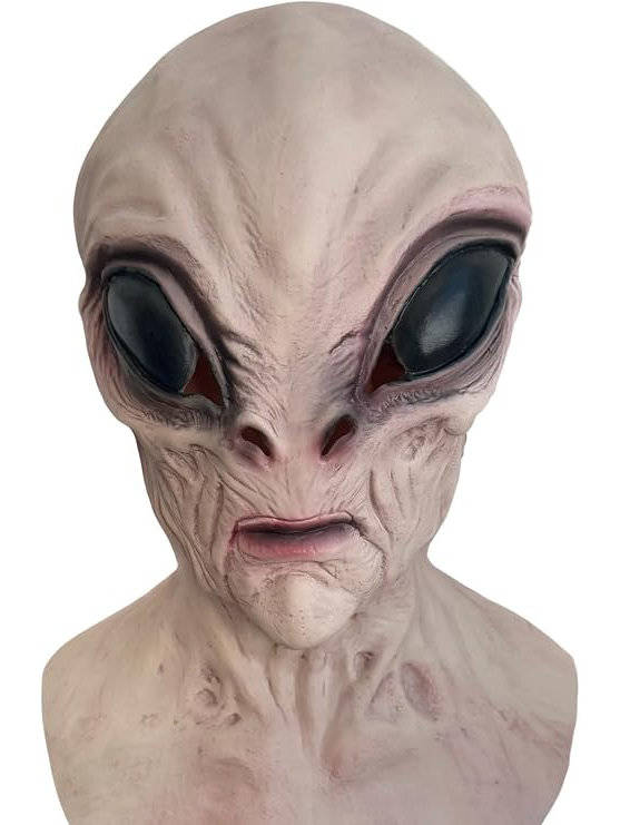 Women's Full Head Alien Mask for Halloween Cosplay Costume Parties