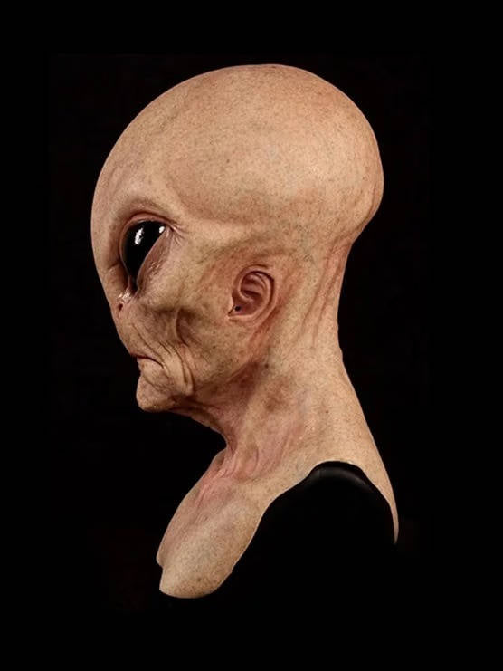 Women's Full Head Alien Mask for Halloween Cosplay Costume Parties