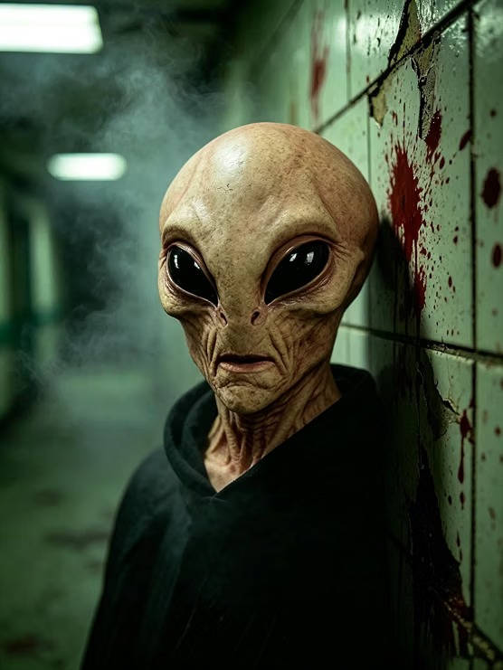Women's Full Head Alien Mask for Halloween Cosplay Costume Parties