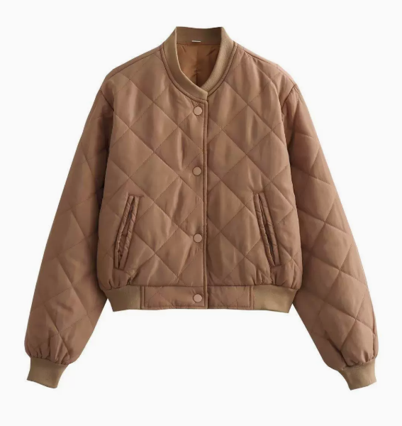 Iella | Women's Quilted Bomber Jacket with Modern Style and Warm Fit-Metro Lane Plaza