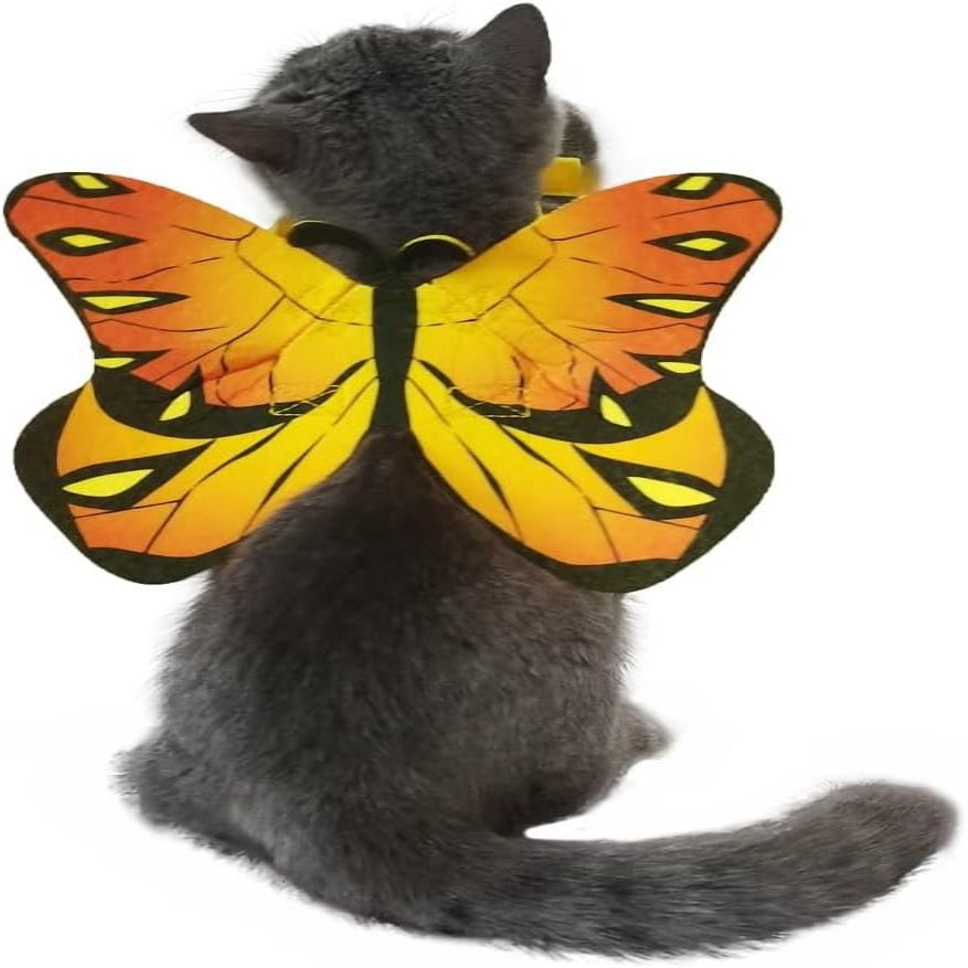 Accesorio de disfraz con alas de murciélago y correas ajustables para mascotas, para mujer