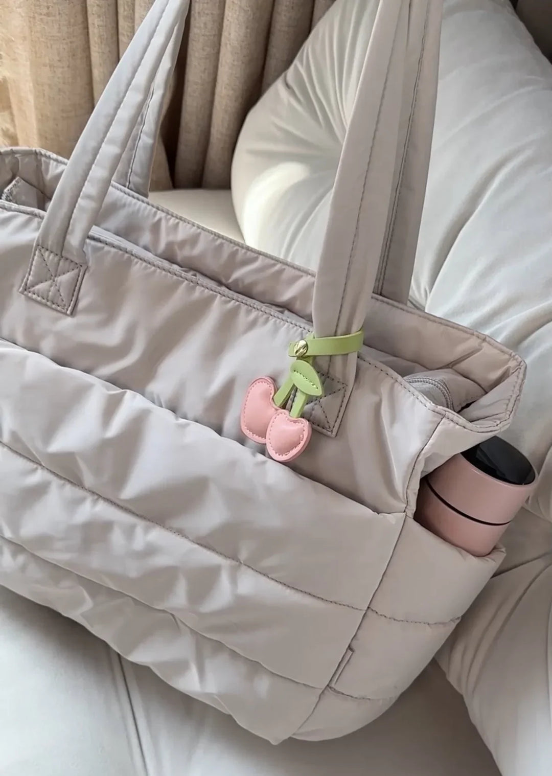Imogen | Women's Puffer Handbag-Metro Lane Plaza