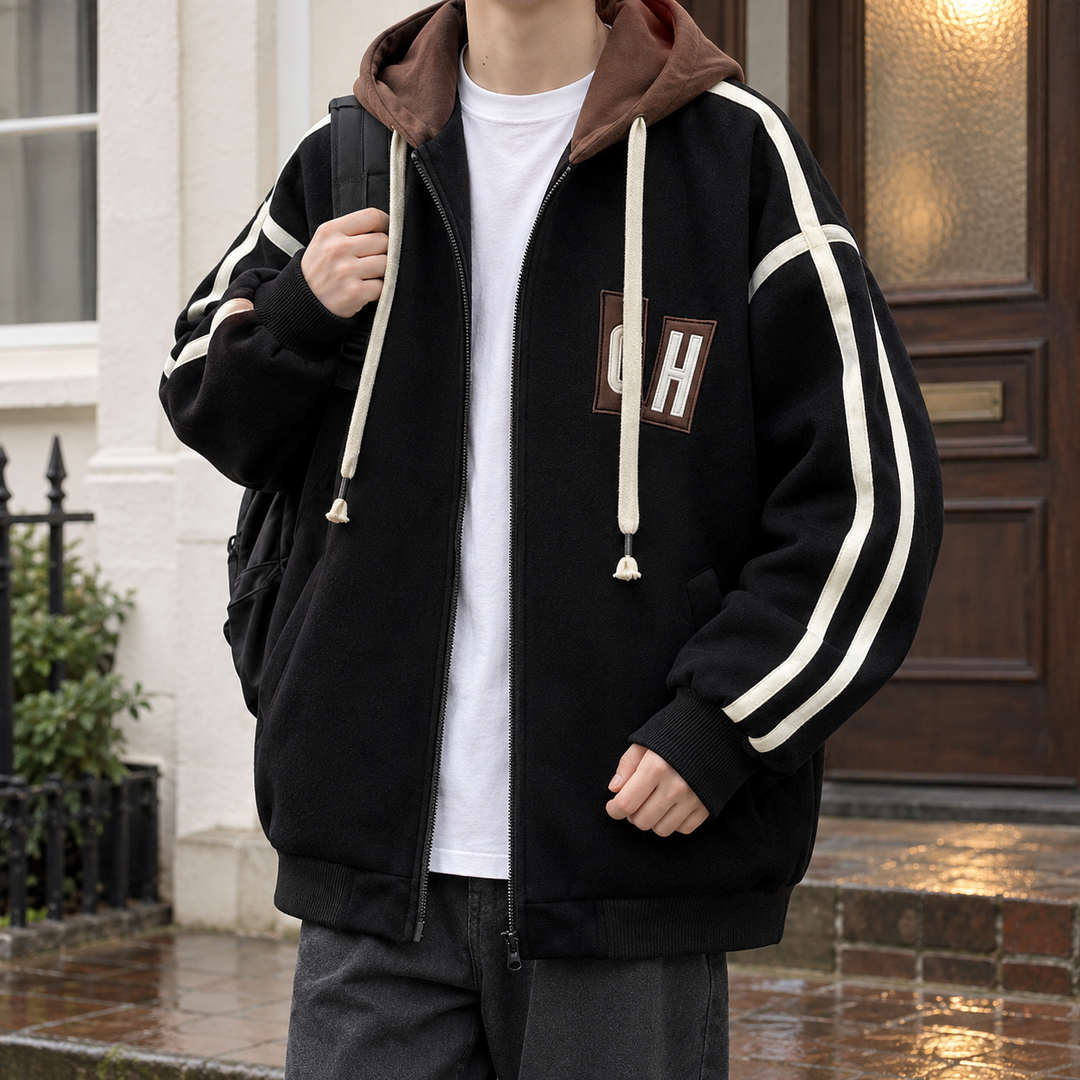 Klassische Collegejacke für Herren