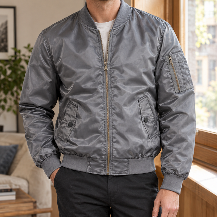 Stylische Herren-Bomberjacke