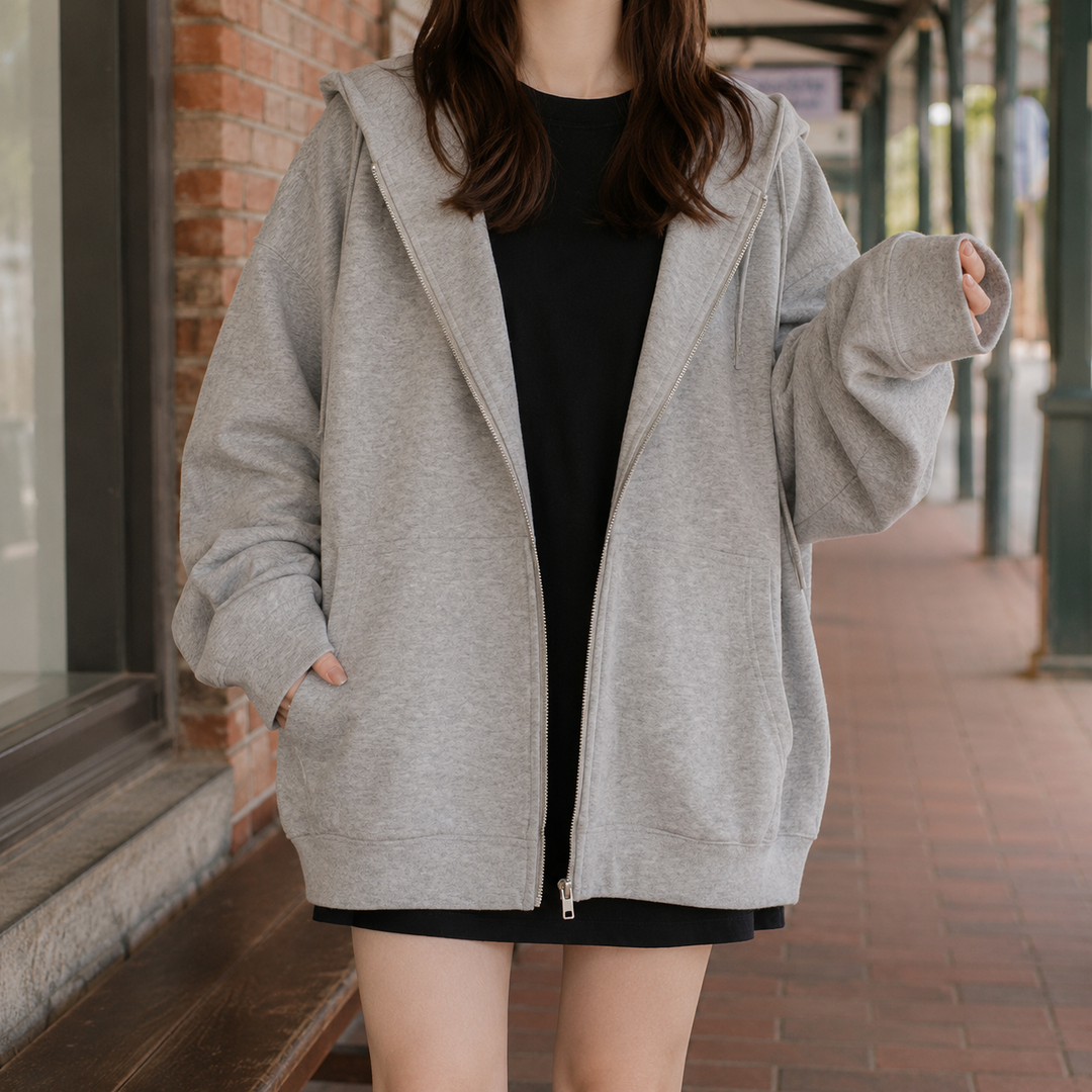 Sweatshirt com capuz para mulher