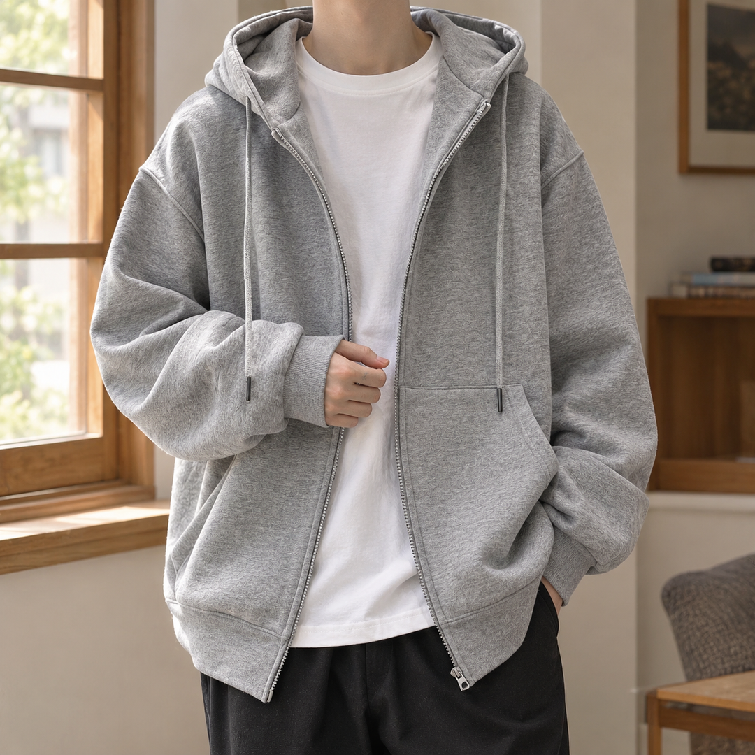 Sweat à capuche homme oversize