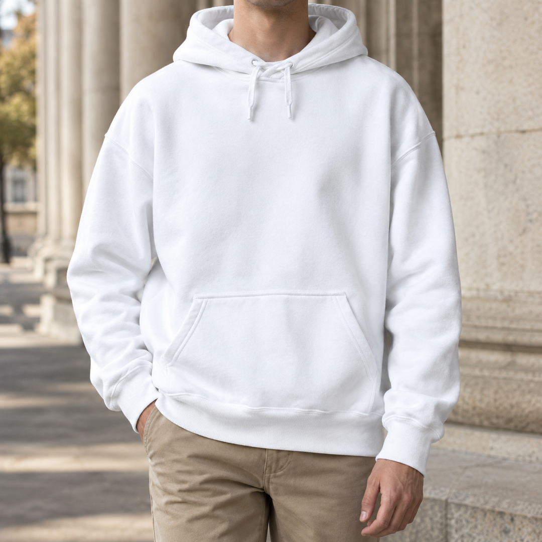 Lässiger Kapuzenpullover mit Kordelzug für Herren