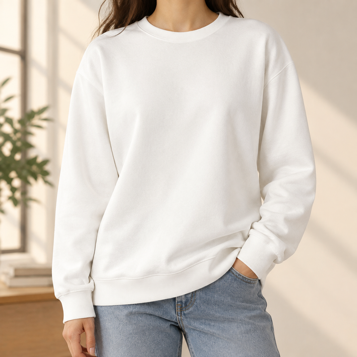 Afslappet sweatshirt til kvinder