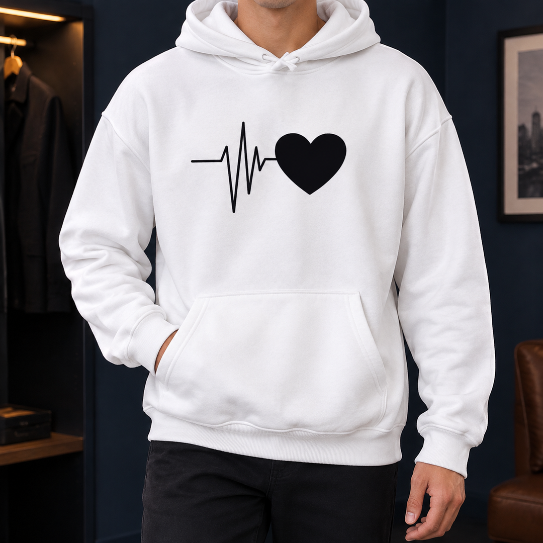 Men's Heartbeat Graphic Hoodie