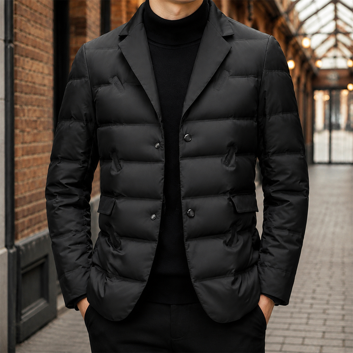 Men's Puffer Blazer Jacket