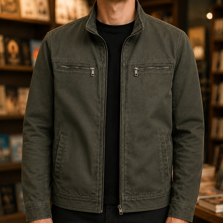 Veste pour homme à col montant