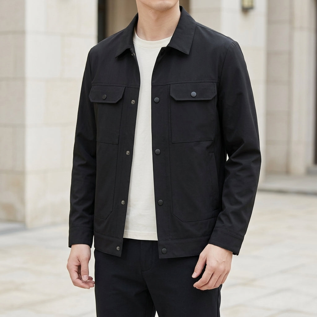 Herrenjacke im Workwear-Stil