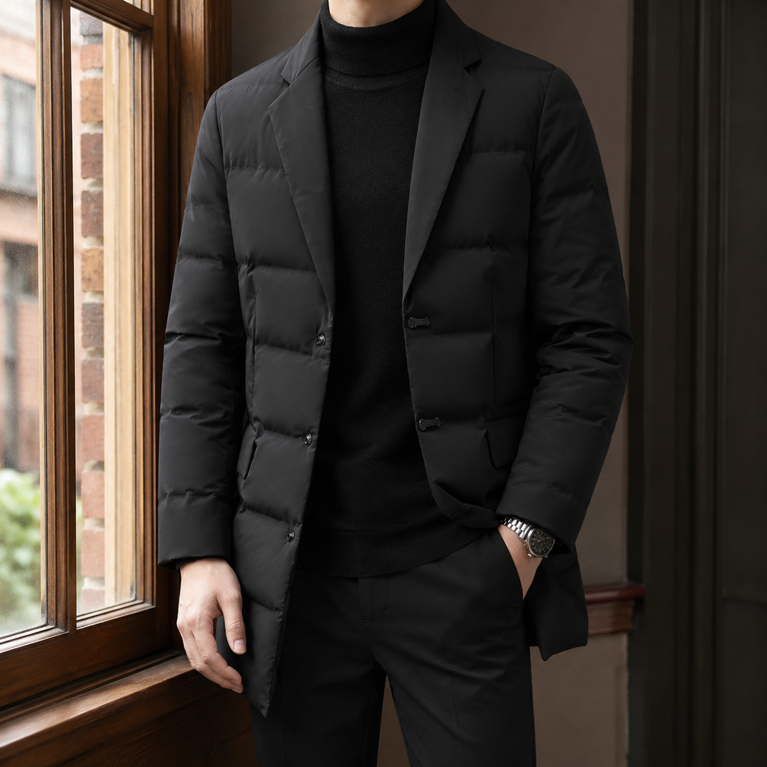 Giacca blazer imbottita da uomo