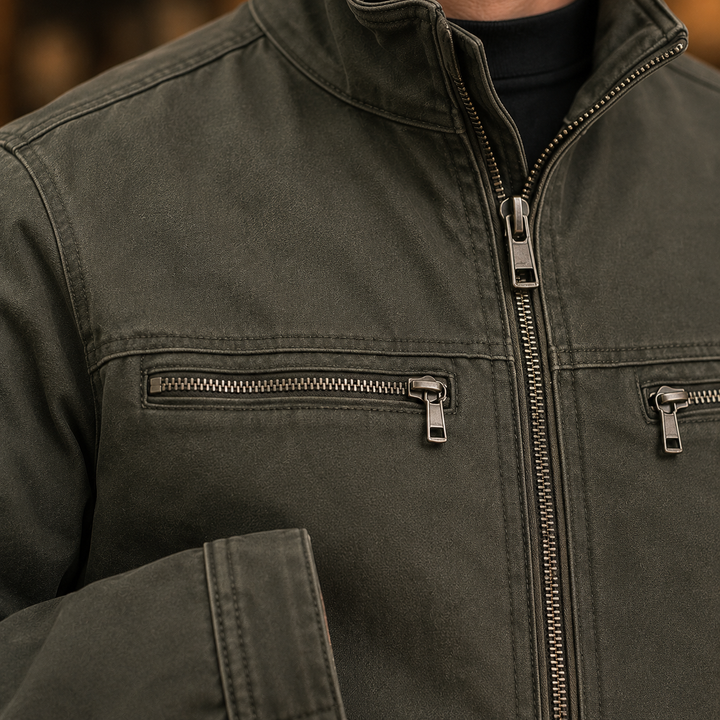 Veste pour homme à col montant