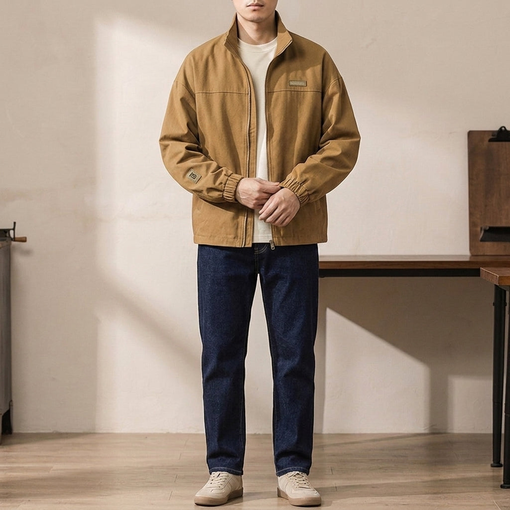 Herrenjacke mit Reißverschluss
