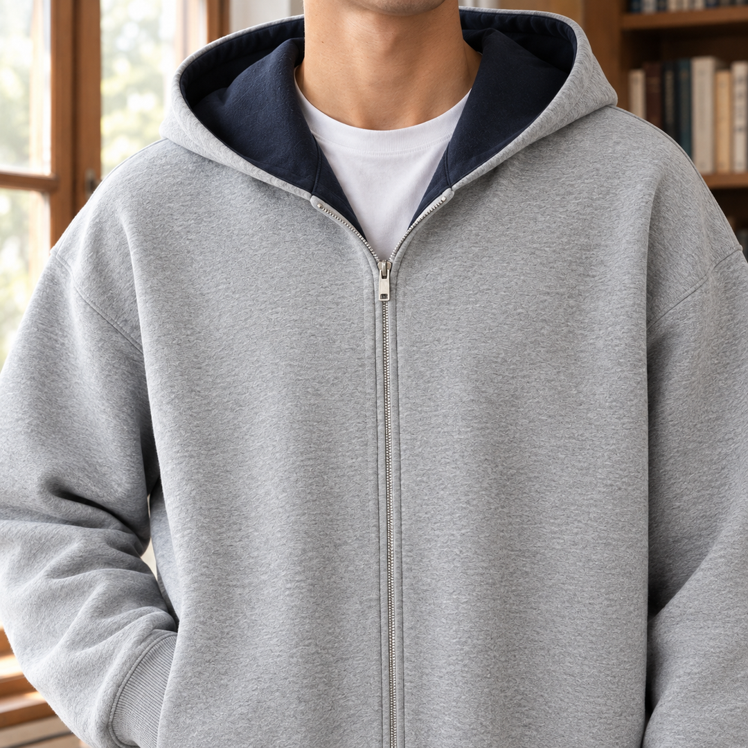 Men's Two-Tone Casual Hoodie