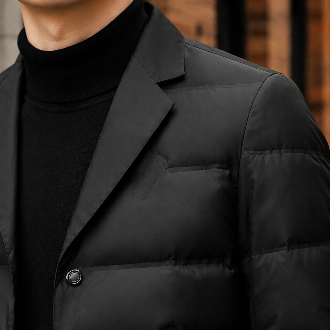Men's Puffer Blazer Jacket
