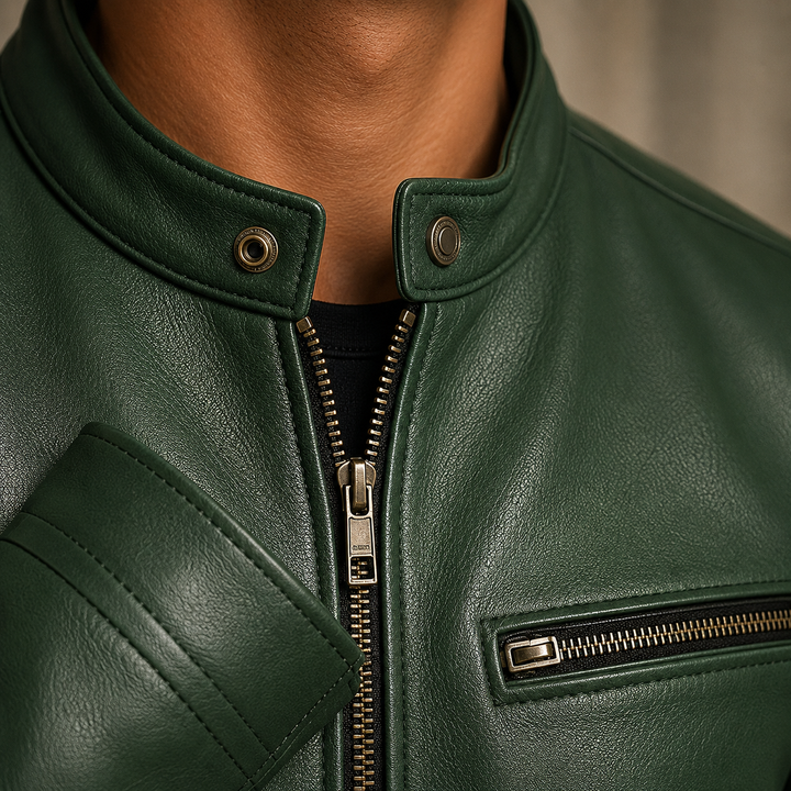 Herrenjacke im Rennfahrer-Stil