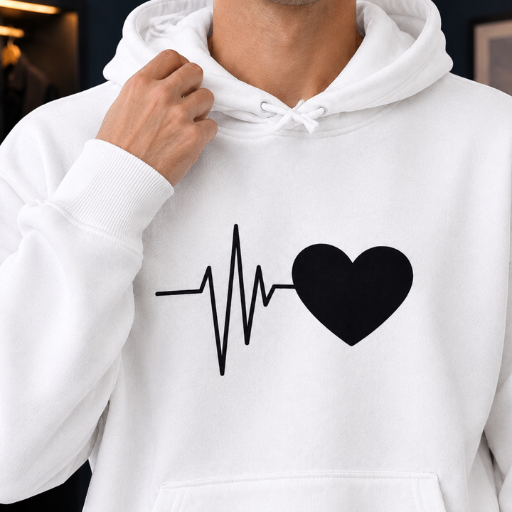 Men's Heartbeat Graphic Hoodie