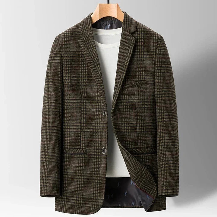 Men's Check Blazer