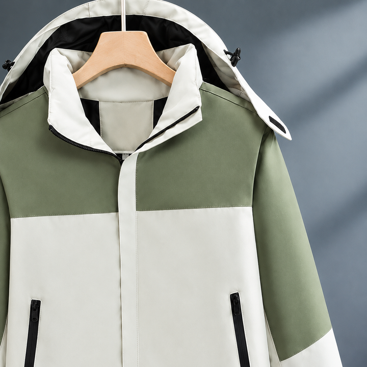 Herrenjacke mit Colorblocking
