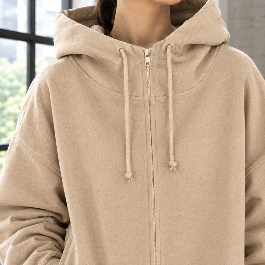 Sudadera con capucha extragrande para mujer