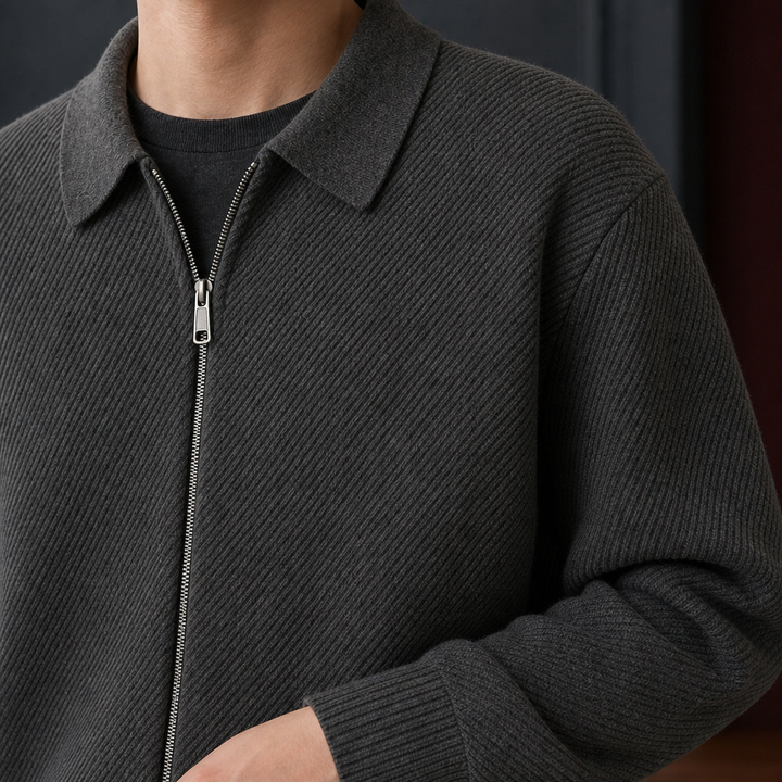 Men's Zip-Up Cardigan