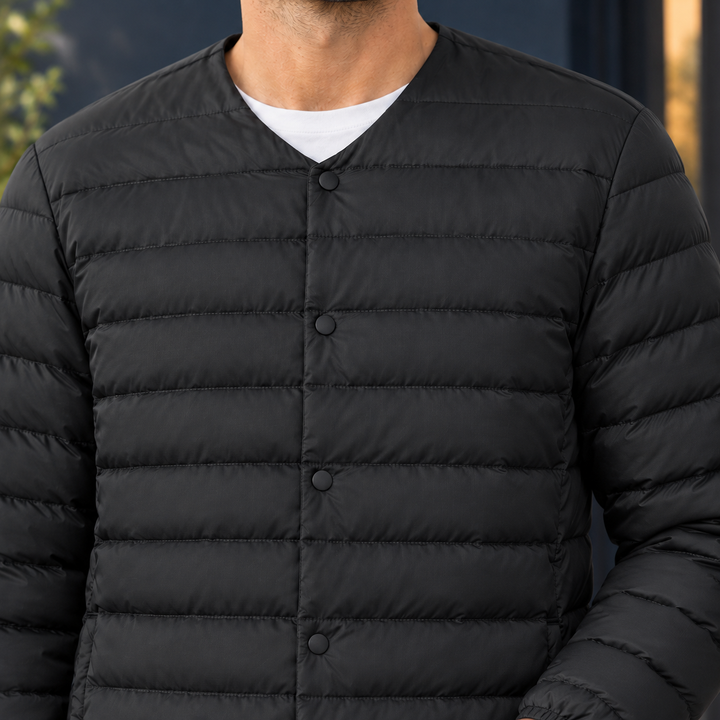 Kragenlose Herrenjacke