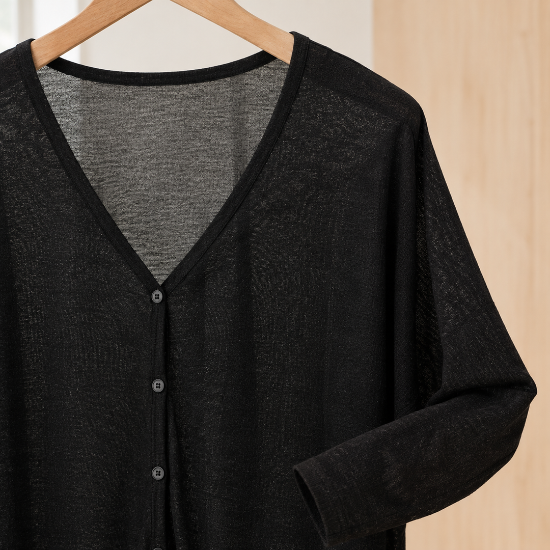 Cardigan drapé pour femme
