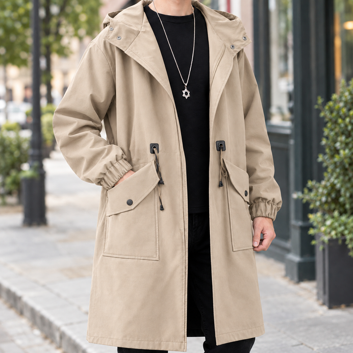 Men's Hooded Overcoat